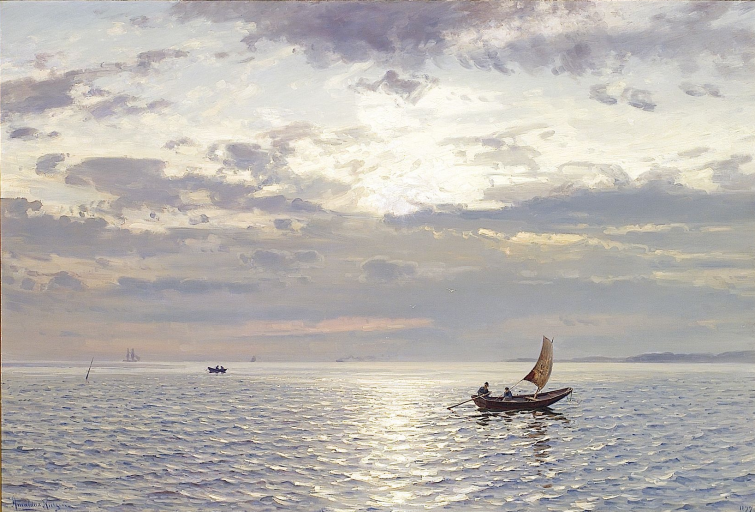 Aftenstemning sur Havet